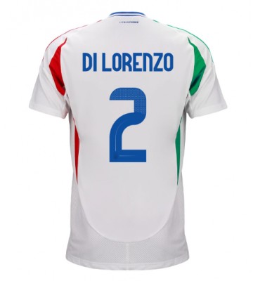 Italien Giovanni Di Lorenzo #2 Bortatröja EM 2024 Kortärmad